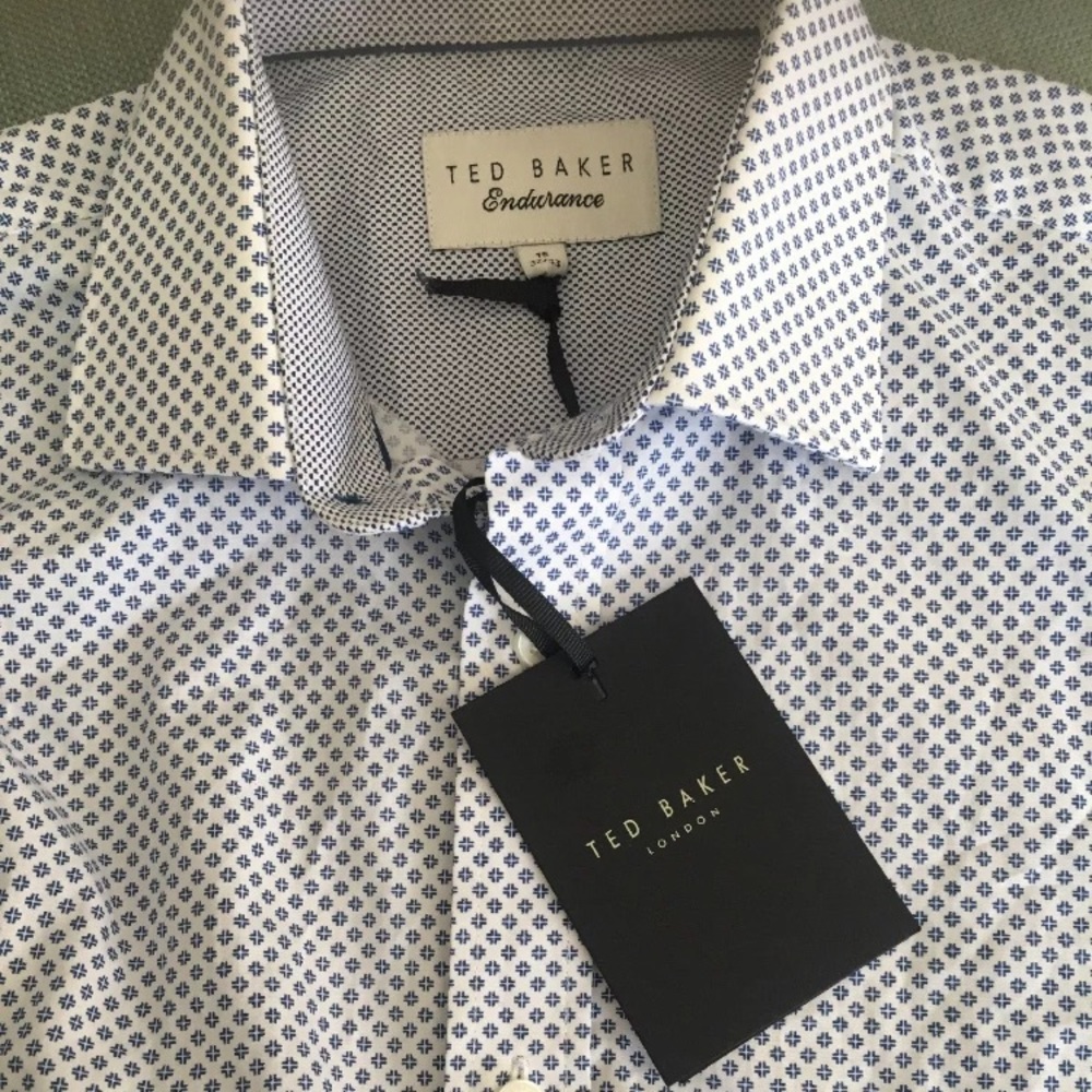 $165 NWT Ted Baker Endurance Shirt 15 1/2 32/33